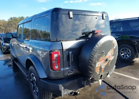 2024 Ford Bronco Outer Banks z USA, uszkodzony, nr VIN 1FMDE8BH7RLA81588